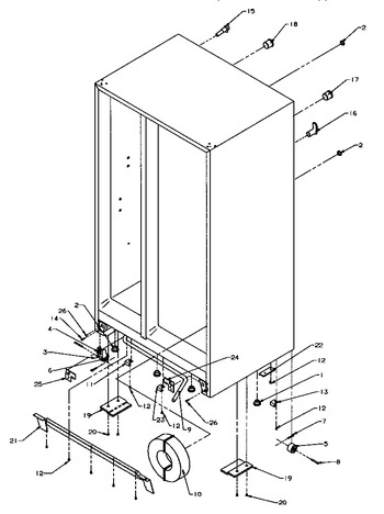 Diagram for SPD25QA3E (BOM: P1181321W E)