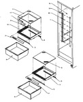 Diagram for 15 - Ref Shelving And Drawers