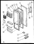 Diagram for 13 - Ref Door