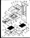 Diagram for 14 - Ref Shelving And Drawers