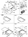 Diagram for 11 - Shelves, Deli, Crisper Assemblies, & Acs