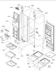 Diagram for 11 - Refrig/fz Lights And Hinges