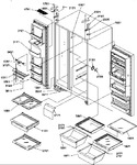 Diagram for 13 - Ref/fz Shelves, Lights, And Hinges