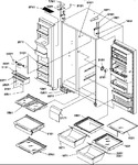 Diagram for 13 - Ref/fz Shelves, Lights, And Hinges