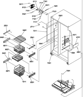 Diagram for SRD520TW (BOM: P1313101W W)