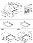 Diagram for 12 - Shelves, Deli, And Crisper Assemblies