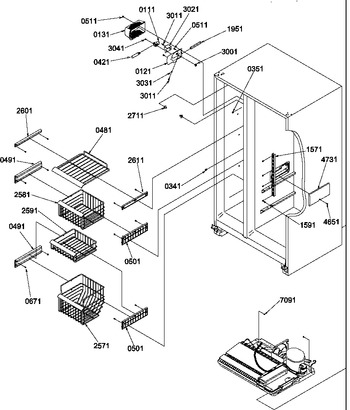 Diagram for SRD522TE (BOM: P1313301W E)