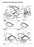 Diagram for 03 - Deli, Shelves, Crisper Assemblies & Acs