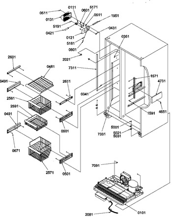 Diagram for SRDE327S3W (BOM: P1307101W W)