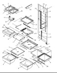 Diagram for 13 - Ref Shelving And Drawers