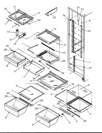 Diagram for SRDE327S3W (BOM: P1184903W)