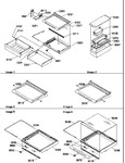 Diagram for 03 - Deli, Shelves, Crisper Assemblies & Acs