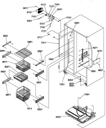 Diagram for SRDE520SBW (BOM: P1183104W W)