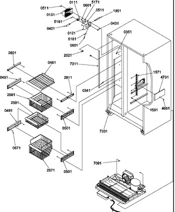 Diagram for SRDE528TW (BOM: P1312601W W)