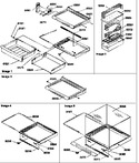 Diagram for 03 - Deli, Shelves, Crisper Assemblies & Acs