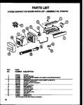 Diagram for 01 - 8 Cube Compact Ice Maker