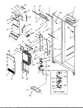 Diagram for SXD25S2E (BOM: P1190417W E)