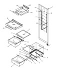 Diagram for 15 - Ref Shelving And Drawers