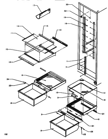 Diagram for SSD522NBW (BOM: P1181001W W)