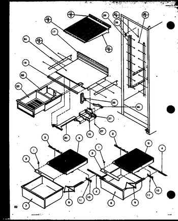 Diagram for SW22MBL (BOM: P1153503W L)