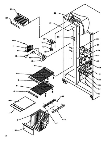 Diagram for SXD19N (BOM: P1168802W)