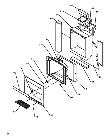 Diagram for SXD19N (BOM: P1168802W)