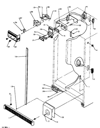 Diagram for SXD25N2W (BOM: P1162432W W)