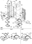 Diagram for 11 - Ref/fz Shelves,lights And Hinges