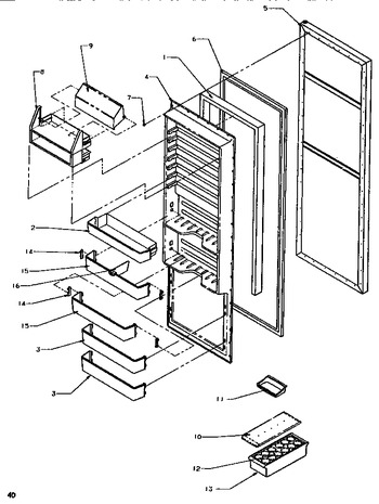 Diagram for SXD520SW (BOM: P1182401W W)