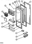 Diagram for 12 - Ref Door