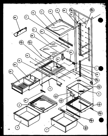 Diagram for SZ25MPW (BOM: P1120711W W)