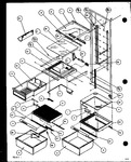 Diagram for 14 - Ref Shelving And Drawers