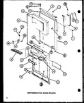 Diagram for 05 - Ref Door Parts