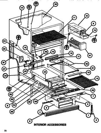 Diagram for TR520H1 (BOM: P7655611W)