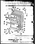 Diagram for 08 - Ref Door Assy 20 Cu. Ft.