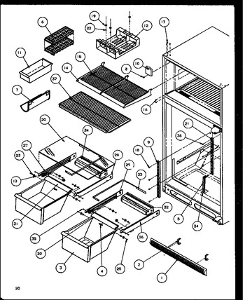 Diagram for TG18RBW (BOM: P1158303W W)