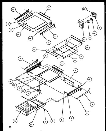 Diagram for TG18RBW (BOM: P1158303W W)