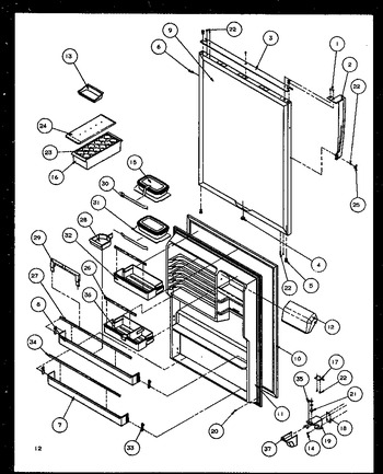 Diagram for TG18RBW (BOM: P1158303W W)