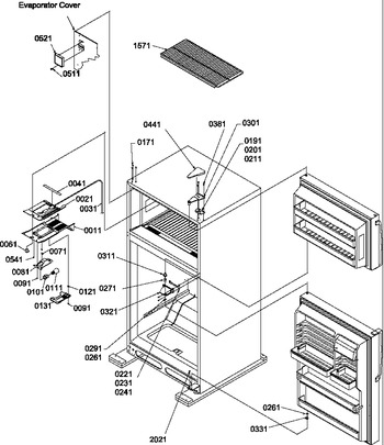 Diagram for TH21V2L (BOM: P1315902W L)