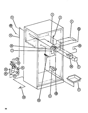 Diagram for TLI18N (BOM: P1106220W)