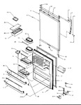 Diagram for 12 - Ref Door