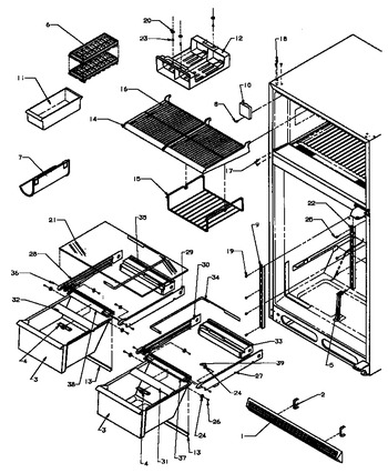 Diagram for TX21A3E (BOM: P1181504W E)