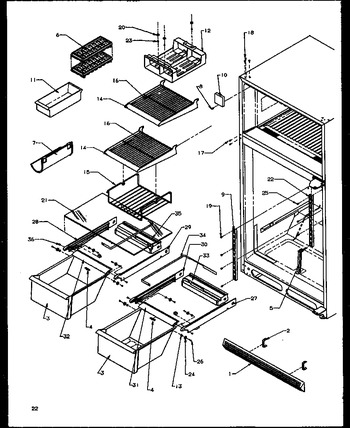 Diagram for TZ21R2W (BOM: P1157608W W)