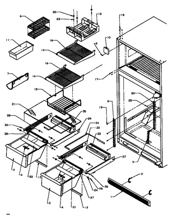 Diagram for TZ21R3W (BOM: P1181501W W)