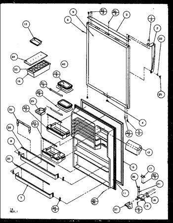 Diagram for TZI21RE (BOM: P1168001W E)