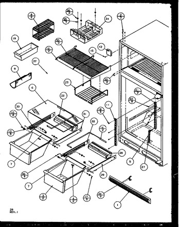 Diagram for TZI22RL (BOM: P1168003W L)