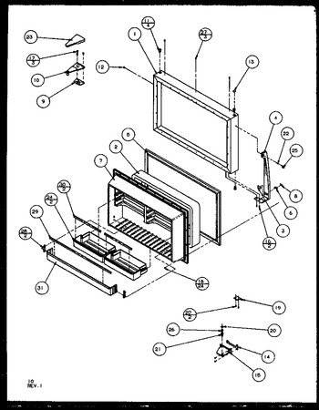 Diagram for TZI22RL (BOM: P1168003W L)