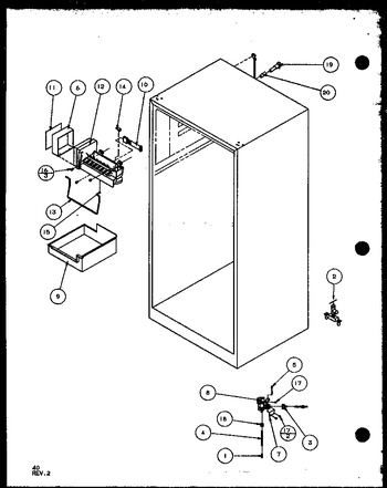 Diagram for TZI20QW (BOM: P1156204W W)