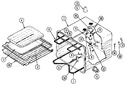 Diagram for 10 - Oven Liner-lower