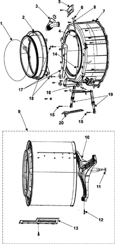 Diagram for WF316BAC/XAA